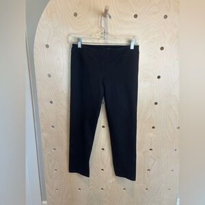 Jarbo Women’s Slim Cropped Pant Black Rayon/Nylon Blend Size Small